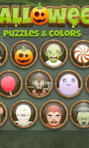 Halloween - Puzzles and Colors 1