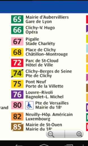 Paris Bus Map 3