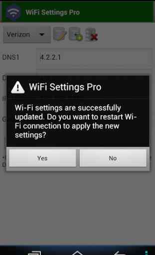 WiFi Settings (DNS,IP,..) PRO 3