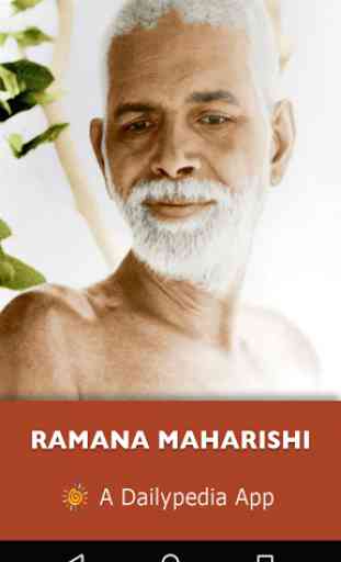 Ramana Maharishi Daily 1