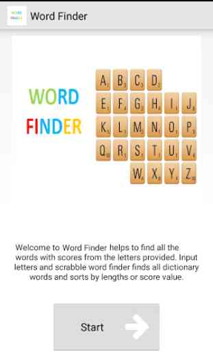 Word Finder Scrabble Solver 1