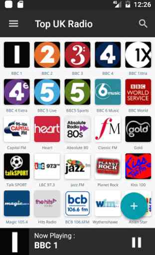 Top UK radio-Radios anglaises 2