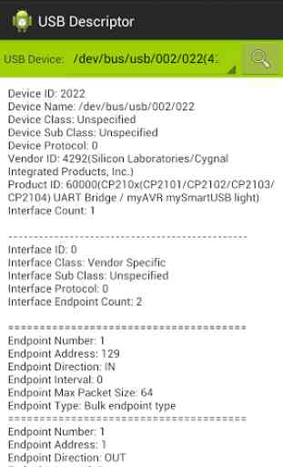 USB Device Descriptors 1