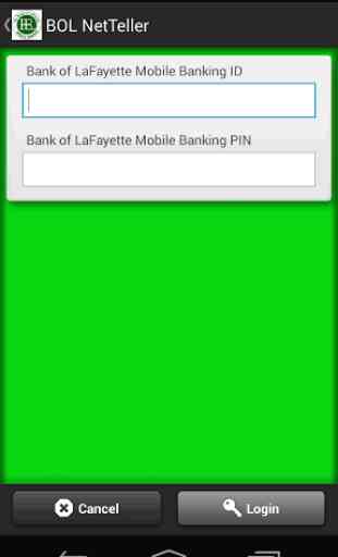 Bank of LaFayette NetTeller 2