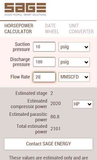 HP Calculator by Sage Energy 1