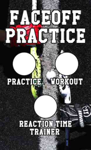 Lacrosse Faceoff Practice 1