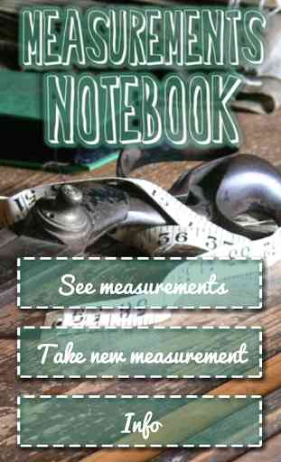 Measurements Notebook 1