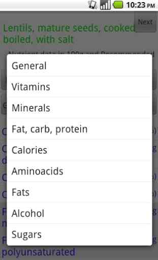 Nutrition Info App 4