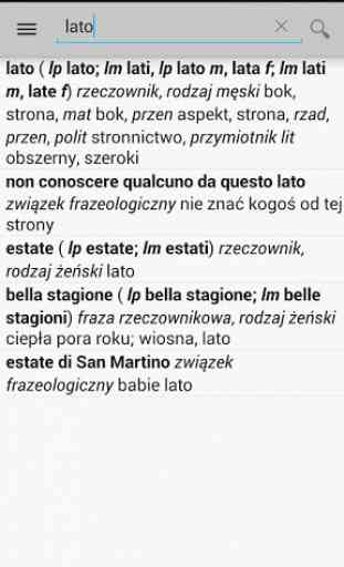 Słownik włoski OFFLINE 3