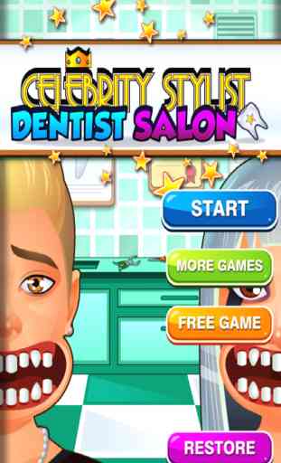Aaah! Celebrity Dentist HD-Ace Awesome Game for Girls and Boys 1