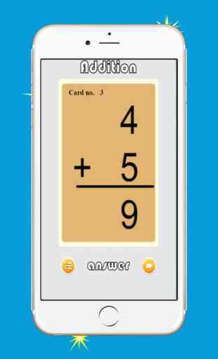 Math flash cards - addition et soustraction tutorat en mathématiques (0-9,0-18,0-100) 4