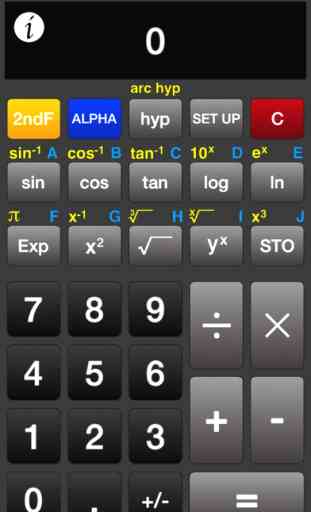 ACalc - Calculatrice scientifique gratuite pour iPhone, iPad et iPod Touch 1