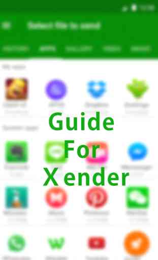Guide Xender big file transfer 4