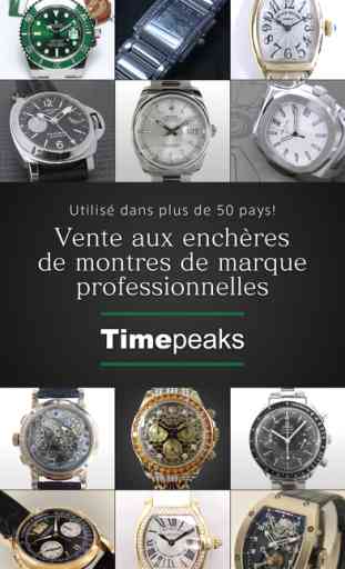 Timepeaks: Montres de luxe aux enchères 1