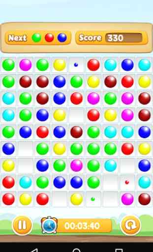 Color balls Lines - Free games 4
