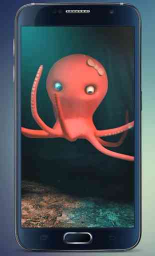 Funny Octopus Live Wallpaper 1