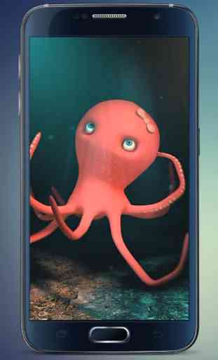 Funny Octopus Live Wallpaper 2