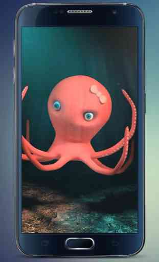 Funny Octopus Live Wallpaper 3