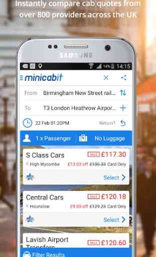 Minicabit Taxi Cab UK & London 1