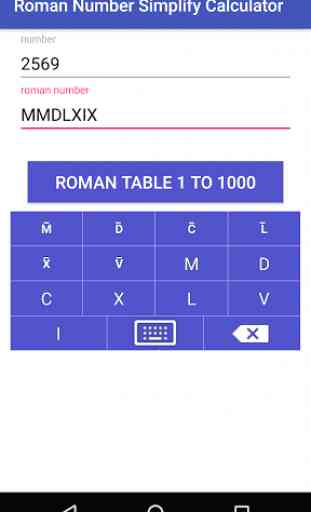 Roman Number Calculator 2