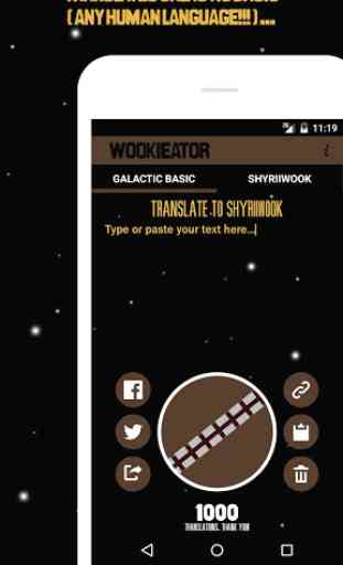 Wookieator: Wookiee translator 2