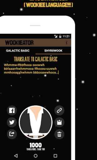 Wookieator: Wookiee translator 3