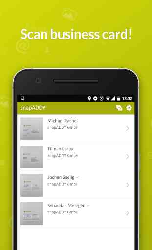 snapADDY Business Card Scanner 1