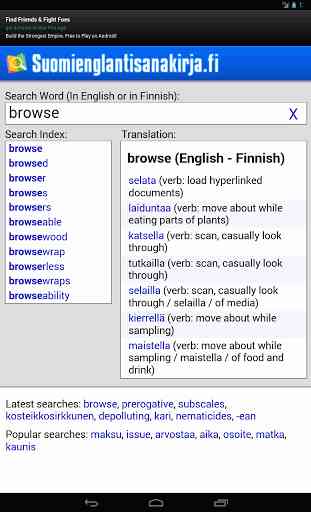 English-Finnish Dictionary 4