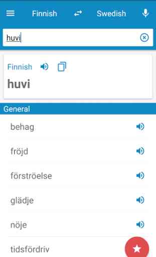 Finnish-Swedish Dictionary 1
