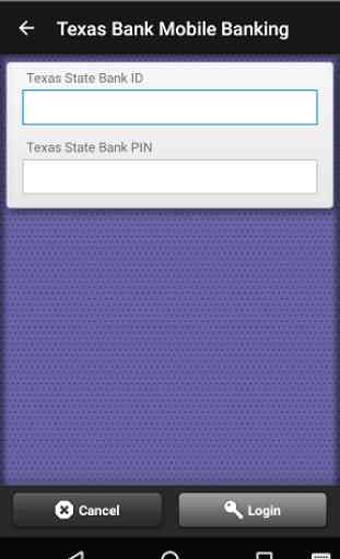 Texas Bank - Mobile Banking 2