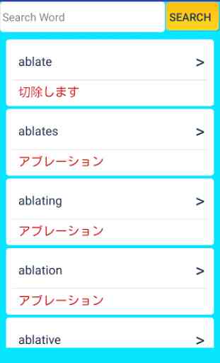 English to Japanese Dictionary 4