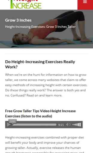 Height Increase Exercises 2