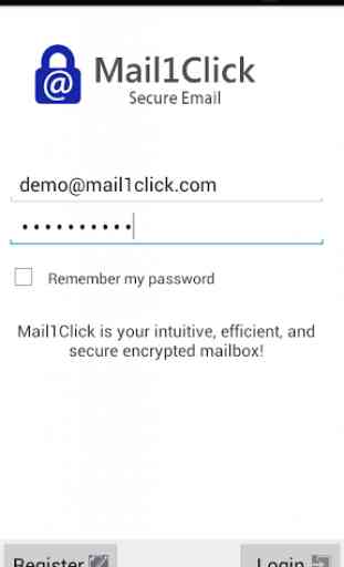 Mail1Click - Secure Mail 1