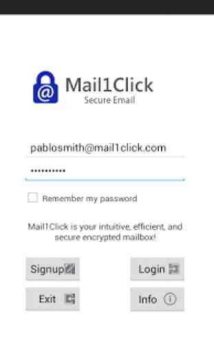 Mail1Click - Secure Mail 4