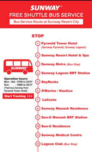 Sunway Shuttle Bus Tracker 2