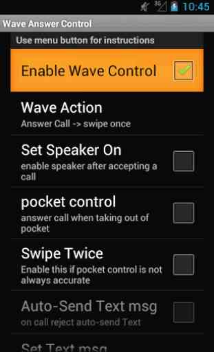 Wave Answer Control 1