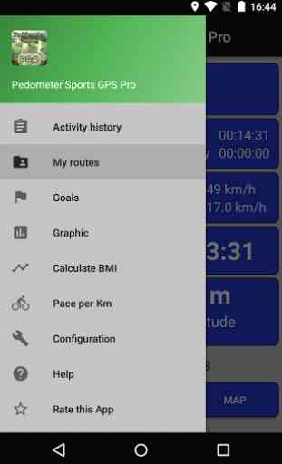 Pedometer GPS Sport PRO 2