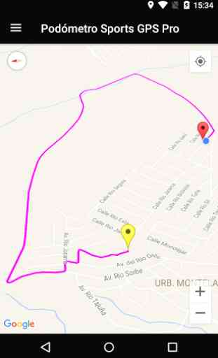 Pedometer GPS Sport PRO 3