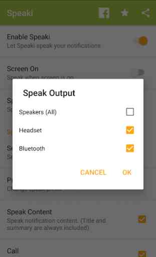 Speaki - Voice Notifications 2