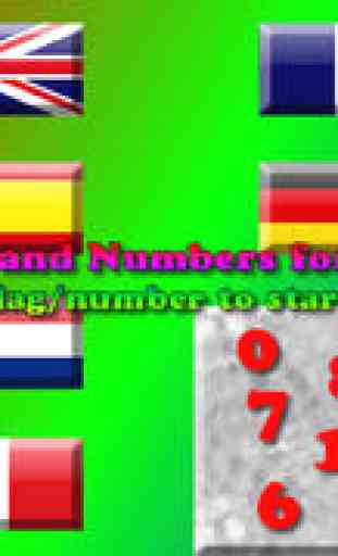 Alphabet et les chiffres pour enfants - Jeux éducatifs GRATUIT ! - Alphabet en anglais, espagnol, français, allemand, italien, néerlandais - Coloriages pour enfants en bas âge - Jeux pour enfants - app pour les enfants 1