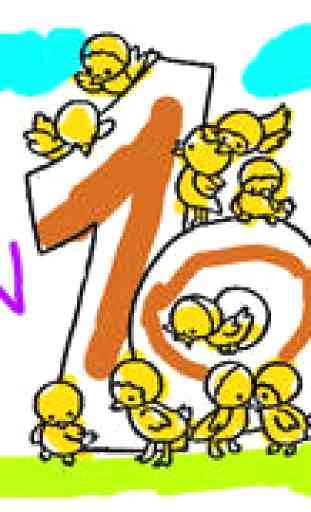 Alphabet et les chiffres pour enfants - Jeux éducatifs GRATUIT ! - Alphabet en anglais, espagnol, français, allemand, italien, néerlandais - Coloriages pour enfants en bas âge - Jeux pour enfants - app pour les enfants 4