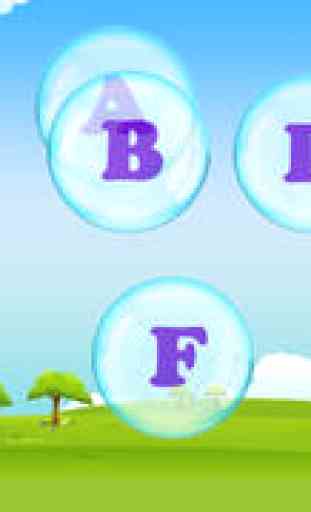 Alphabet, les bulles et les numéros pour les tout-petits: apprendre l'anglais! GRATUIT - Apprendre les chiffres et les lettres - apprendre en jouant - jeux pour enfants 2