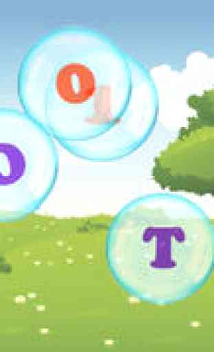Alphabet, les bulles et les numéros pour les tout-petits: apprendre l'anglais! GRATUIT - Apprendre les chiffres et les lettres - apprendre en jouant - jeux pour enfants 3