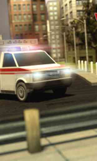 Ambulance Simulator 3D - Les patients de secours d'urgence et la livraison de l'hôpital sim - Véritable test conduite automobile, de stationnement et de course compétences 1