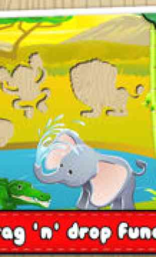 Animal Puzzle Free – Puzzles en glisser-déposer pour les tout-petits 2