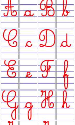 Apprendre les lettres cursives de l'Alphabet en majuscule et minuscule avec les sons en Anglais et en Français - Les bases pour les enfants à l'école maternelle 1