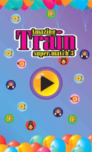 Incroyable train de Super Match 3 Puzzle for Kids Gratuit Jouer 1