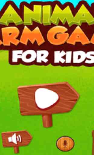 La Ferme des animaux Jeux pour enfants  les animaux et les activités agricoles dans ce jeu pour enfants et filles - GRATUIT 1