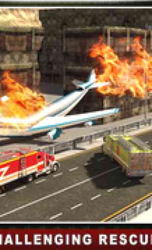 Sauvetage de l'aéroport de camions Simulateurs - compétences de conduite Grands de l'aérodrome virtuels dans un environnement de trafic réaliste en 3D 4