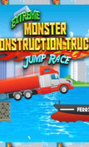 An Extreme Driving Monster Construction Truck Racing Games 1